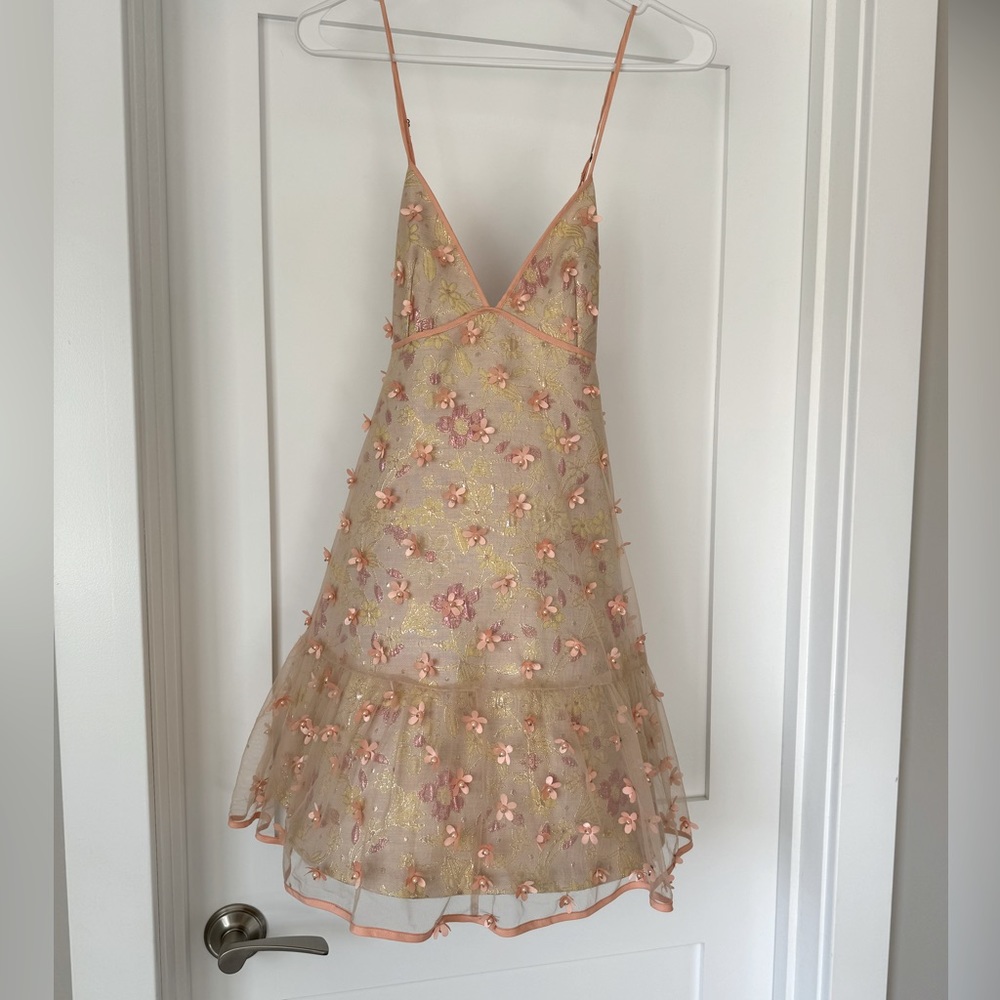 Free People Mini Babydoll Floral Dress XS